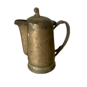 Vintage brass plated small pitcher